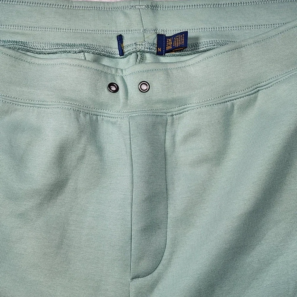 Polo Ralph Lauren Joggers Sweatpants Mint Green‎ Pony Logo Mens Size 2XLT